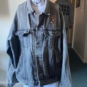 Vintage 1996 FLD bike week denim jacket